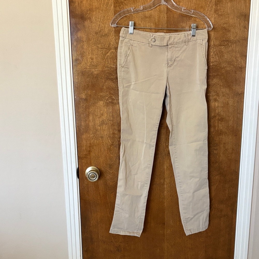 Vince Tan Straight-Leg Pants